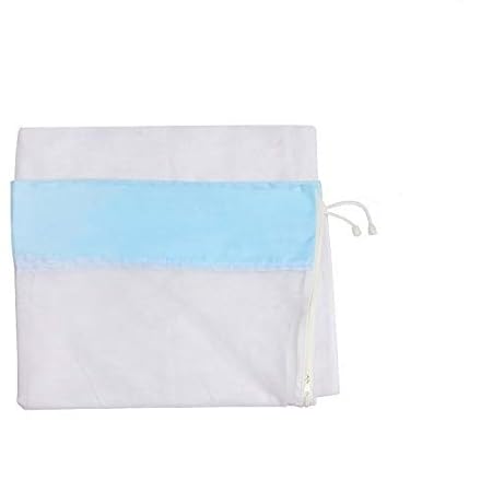 ZURA Mosquito Net for Baby Cradle/Baby Jhula/Baby Swing with Zip Opening, White and