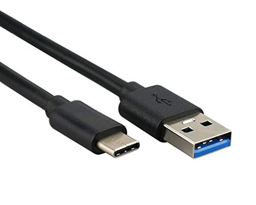 121AV USB Type-C to Type-A 2.0 Male Fast Charging and Sync Data Cable | 1 M, Black