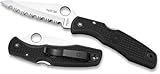 Spyderco Pacific Salt Lightweight Folding Knife - FRN Handle with SpyderEdge, Hollow Grind, H-1 Steel Blade and Back Lock