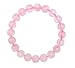 Natural Gemstone Bracelet 7 inch Stretchy Chakra Stones Healing Crystal Quartz Great Gifts (Unisex)