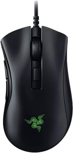 Razer DeathAdder V2 Mini - Ergonomic Gaming Mouse with Non-Slip Grip Tape (Ultra Light, Speedflex Cable, Optical Sensor with 8500 DPI, Integrated Memory, RGB Chroma Lighting) Black