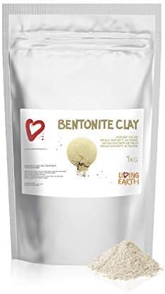 Premium & Ultra-Fine, 1 Kg Living Earth Deep Pore Cleansing Calcium Bentonite Clay Powder - Pure and Natural. The Finest Powder only sourced.