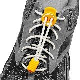 Lightning Lock Elastic Shoelaces - Awesome Stocking Stuffer! Offers Comfort and Quality Control - Great for Athletes, Kids, Medical Workers, Special Needs, Sports Players, and Busy Parents - Reflective Safety Feature Makes These Locking No Tie Shoe Laces Superior to the Rest