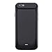 MAXBEAR iPhone 6 6S Battery Case [5000mAh], Rechargeable External Battery Portable Enhance Extended Power Charger Protective Charging Case for iPhone 6 6S (4.7 Inch)-Black