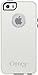 OTTERBOX Commuter Series Case for iPhone SE (1st gen - 2016) and iPhone 5/5s - Retail Packaging - Glacier (White/Gunmetal Grey)