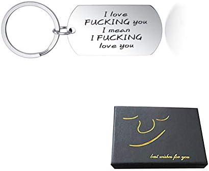Husband Wife Hubby Gifts Girlfriend Boyfriend Couple Gifts For Anniversary Valentines Day Gifts Christmas Birthday Gifts Keychain With Gift Box