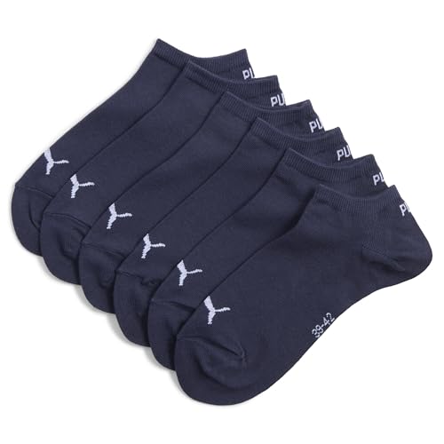 PUMA Lot de 3 paires de chaussettes unisexes, Bleu marine, 47-49