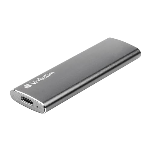 Verbatim Vx500, externe SSD-Festplatte, 240 GB, USB 3.1 Gen 2-Controller, 500 MB/s Lesegeschwindigkeit inkl. USB-C- und USB A-Kabel, Store n Go - spac