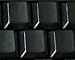 Blank Keyboard Stickers Non Transparent Black Background