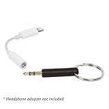 iPhone 7 Lightning to 3.5mm Headphone Jack Adapter Keychain
