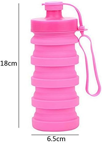 Youzhishui 400Ml Silicone Foldable Water Bottle Climbing Running Portable Collapsible Sport Bottle Drinkware