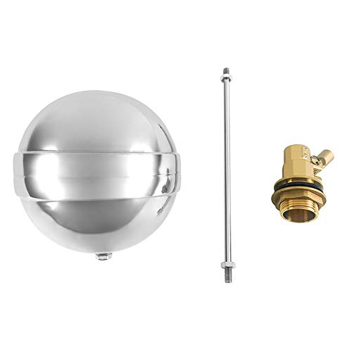 QWORK Stainless Steel Floating Ball Float Valves 1/2 Inch DN15