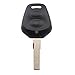 Heart Horse 2 Buttons Replacement Key Shell Remote Key Fob Case+ Blank Blade for Porsche 911 Carrera Boxster Cayenne