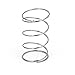 uxcell 0.4mmx10mmx15mm 304 Stainless Steel Compression Springs Silver Tone 20pcs