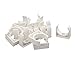 uxcell PVC Water Pipe 32mm Clamps Clips, Fit for 32mm/1.26 Inch OD TV Trays Tubing Hose Hanger Support Pex Tubing, 15Pcs