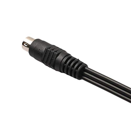 NEORTX S-Video (4 Pin) to 3 RCA AV Female Cable Audio Video Adapter Conversion Laptop PC Computer Connector