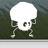 Totoro White Sticker Decal Susa-Ataris Studio Ghibli White Car Window Wall Macbook Notebook Laptop Sticker Decal