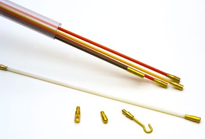 Super Rod CRHS Handy Set Includes 2m 6.5ft Cable Installation Kit with 3 Cable Handling Attachments