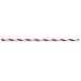 Carejoy® 1 Pack(25 pcs)Biodegradable Reusable Environmental Paper Striped Party Straws-Pink Stripe