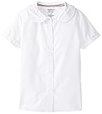 French Toast Girls' Short Sleeve Peter Pan Blouse