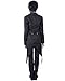 miccostumes Men's Costume Anime Butler Cosplay Outfit Double-breasted Tailcoat Trousers Shirt Vest with Accessories X-large Black