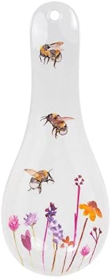 The Leonardo Collection Busy Bees Spoon Rest | Hand-Painted Resin Decor view 3