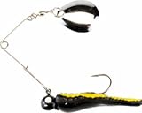 Maurice Sporting Goods BSVP1/4-BYS Beetle Spinner, Black Nickel/Yellow Stripe, 1/4-oz.