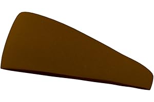 Bondi Band Solid Moisture Wicking Headband, Chocolate, 3"