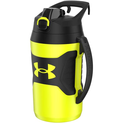 Under Armour Isolierte Wasserflasche mit Griff, Sport-Wasserkrug, Zaunhaken, auslaufsicher, für Baseball, Fußball und mehr
