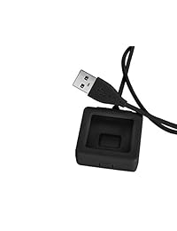 Cargador para Fitbit Blaze, BeneStellar, reemplazo para cable USB o cargador, para reloj inteligente Fitbit Blaze Fitness, Negro 1 paquete