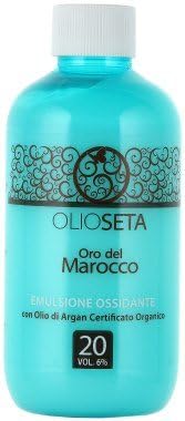 olioseta Gold of Morocco Emulsion Oxidant (Hair) with Argan Oil 20 Vol. 200 ml
