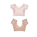 Prettyia 2 Pcs Short Shirt Sleeves Underarm Sweat Shield Pads, Washable Cloth Armpit Sweat Absorbing Guards for Women