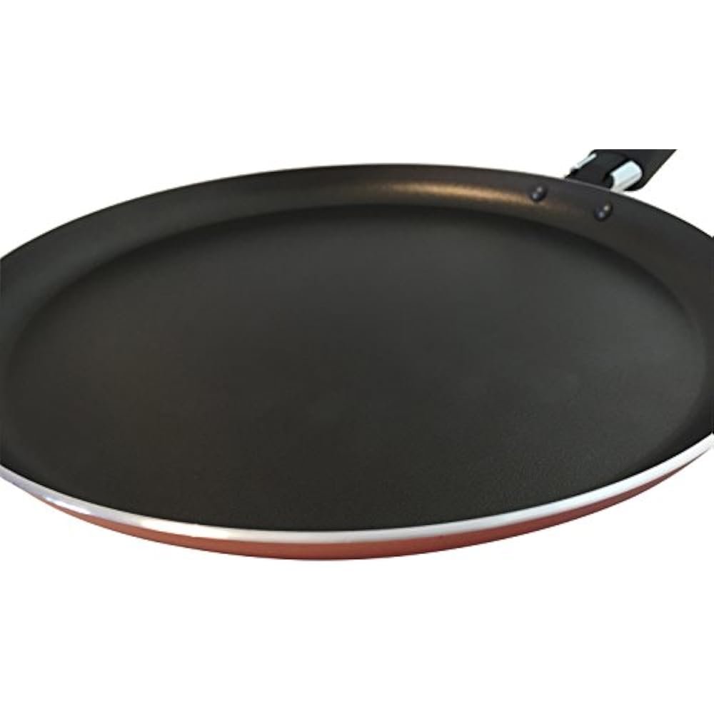 Large Crepe Pan 10 Inch Nonstick Coating And Bakelite Handle Easy