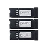 sea jump 3pcs 3.7V 500mAh Lithium Battery for E58