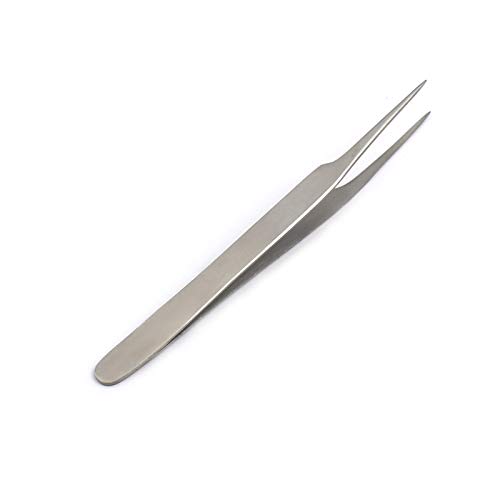 AAPROTOOLS STAINLESS STEEL EYELASH EXTENSION TWEEZERS PRO STRAIGHT FINE POINT 4.5