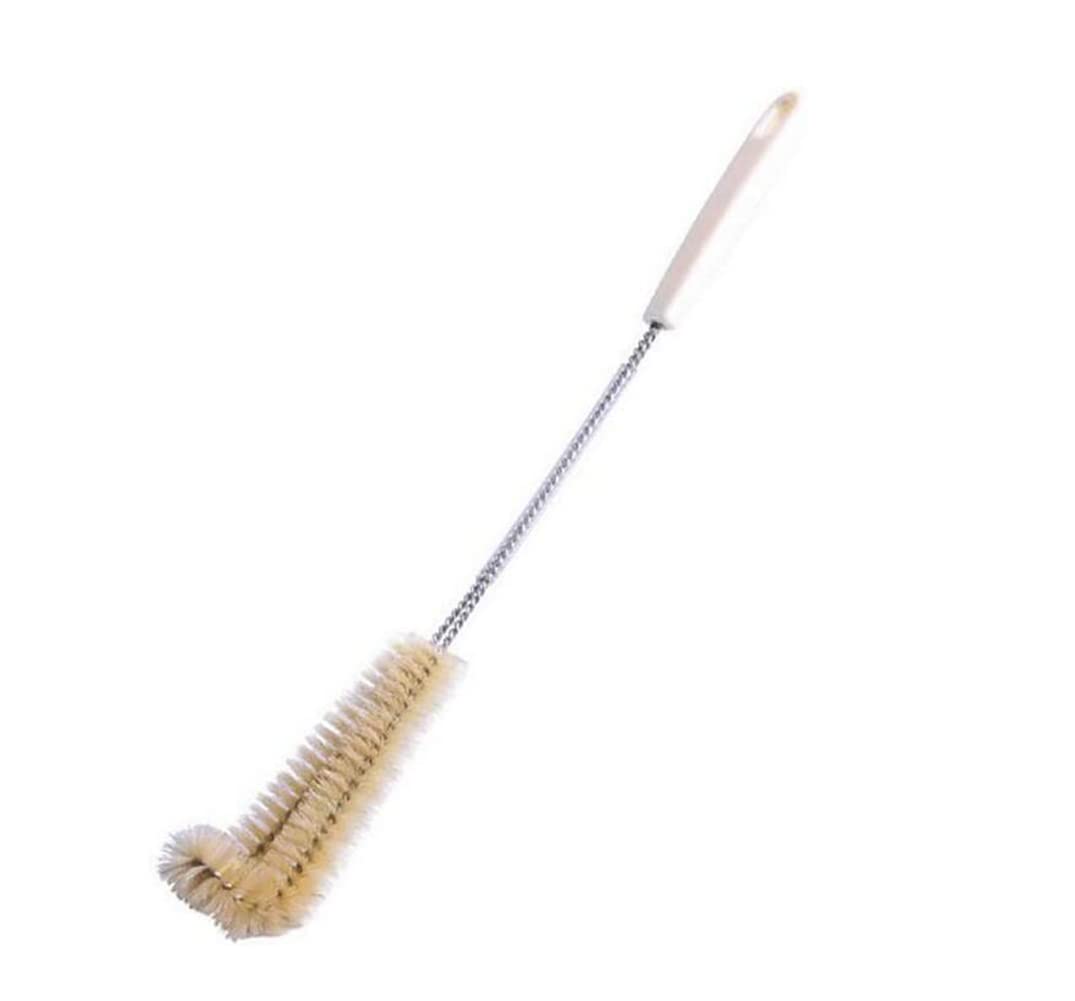 Bottle Brush Long Water Bottle Brush Cleaner Bottle Cleaning Brushes with Soft Boar Bristles for Narrow Neck Bottles Cups with Hook Comfort Grip Easy to Clean Corners
