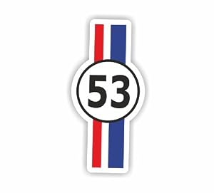 Sea View Stickers Herbie 53 Strip Car Sticker: Amazon.co.uk: Car ...