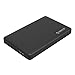 ORICO Tool Free USB 3.0 External Enclosure for 2.5-Inch SATA HDD/SSD (7mm & 9.5mm) - Black (2577US3)
