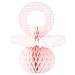 Blue Panda Honeycomb Pacifier Centerpiece Baby Girl Shower Party Decor (6 Pack)
