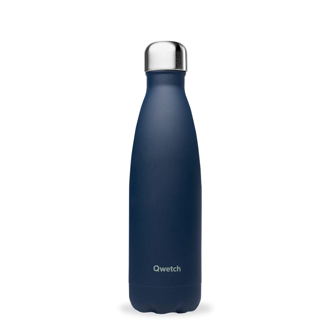 Qwetch - Insulated Originals Bottle - Blue Navy 500 ml - Stainless Steel Water Bottle - 24h Cold and 12h Hot - Leakproof, BPA Free & Reusable for Sports & Travel — image 1