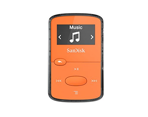 Sandisk 8gb clip jam mp3 player (orange)