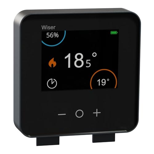 Schneider Electric Wiser Raumthermostat mit Display, CCTFR6401
