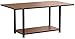 Furinno Turn-N-Tube Coffee Table, Dark Cherry/Black