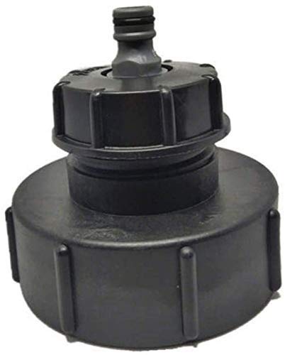 MACHSWON 1000L IBC 4" to 1/2" Hose fit Tap Hoze Cap Water Stillage Tank Outlet Hose