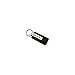 Honda CR-V CRV Leather Key Chain Black Rectangular Key Ring Fob