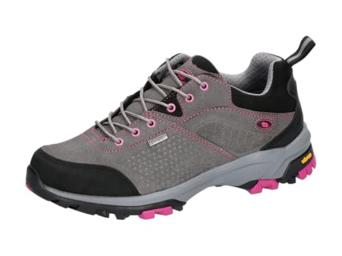 Brütting Damen Mount Brooks Low Cross-Laufschuhe, Grau Pink, 36 EU