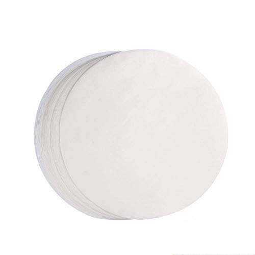 100Pcs Non-Stick Round BBQ Paper Baking Sheets 11 Inch Barbecue Tin Foil Paper for Grill Line Cook Outdoor BBQ