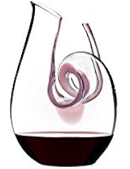 Riedel Curly Mini Pink Cyrstaline 24 Ounce Decanter