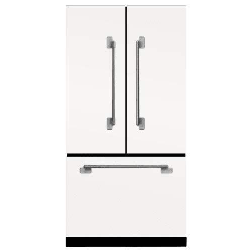 Click Here to See More Images AGA MELFDR23 Elise Series 36 Inch Wide 22.1 Cu. Ft. French Door Refrigerator wit, White