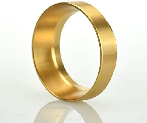 Coffee Replacement Ring, 1PC 58mm Intelligent New Arrival Dose Ring for Making Coffee Beer Bowl Powder Tool for Barista Espresso Machine(for 58mm profilters,Gold)